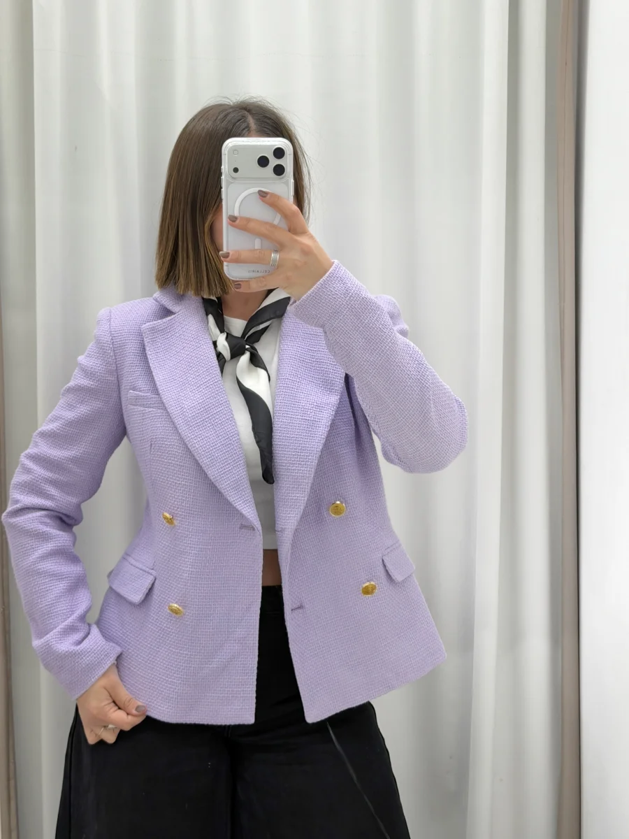Blazer Zara con etiqueta