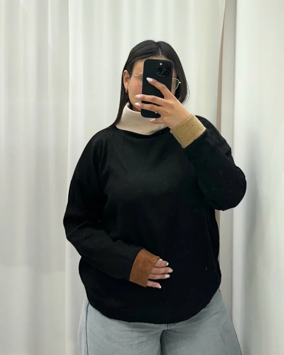 Polera abrigada