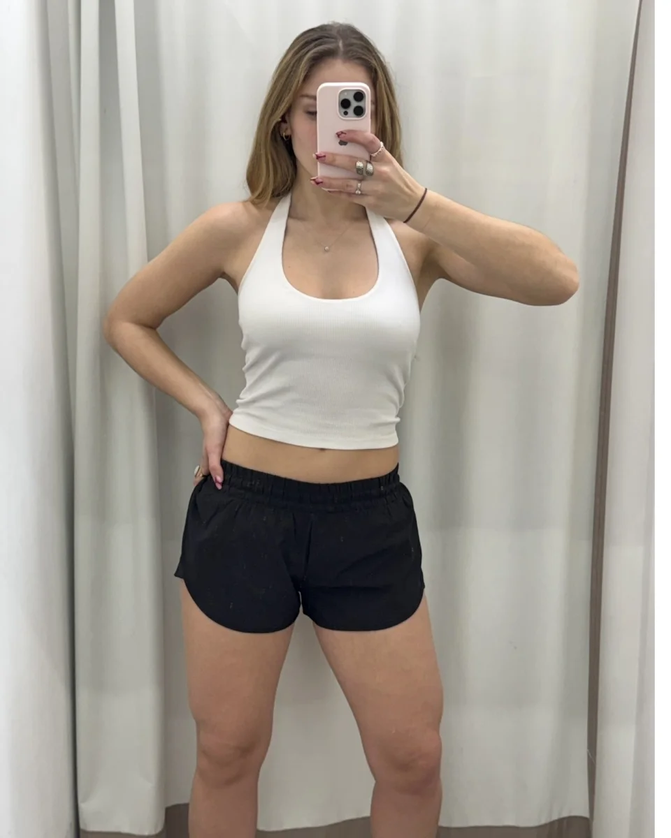 Short con calza abajo