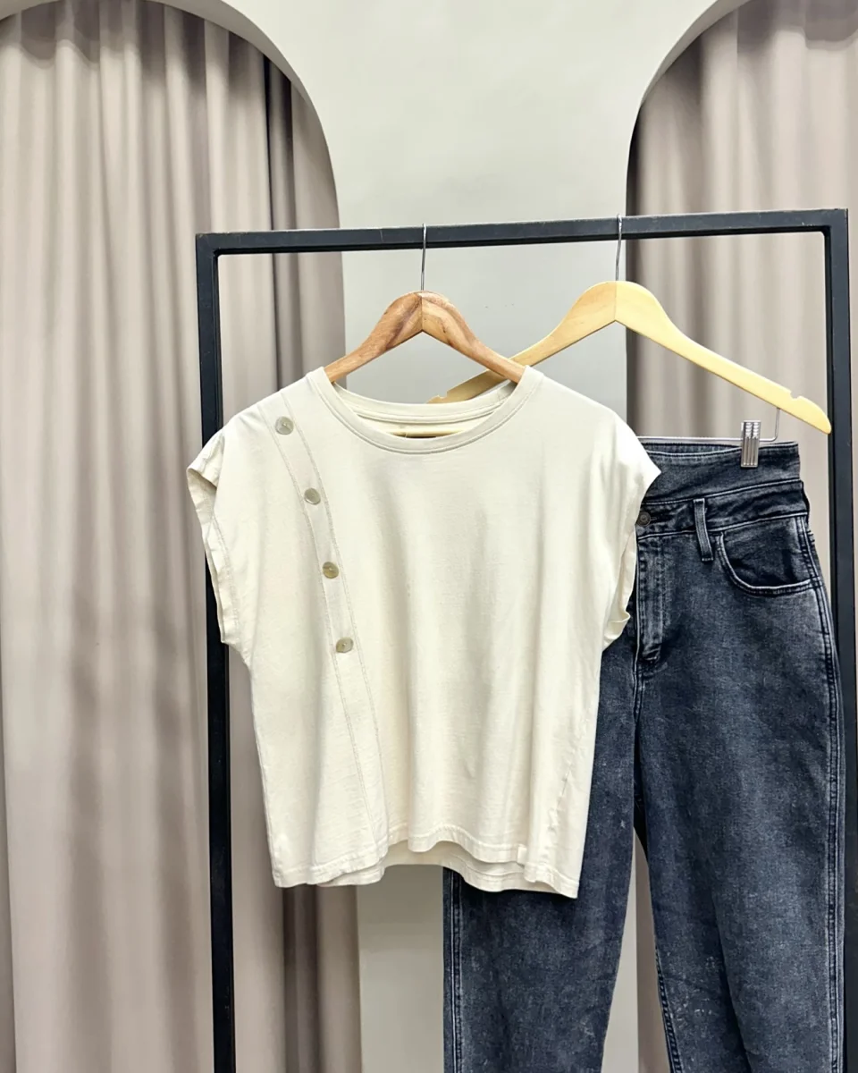 Musculosa beige