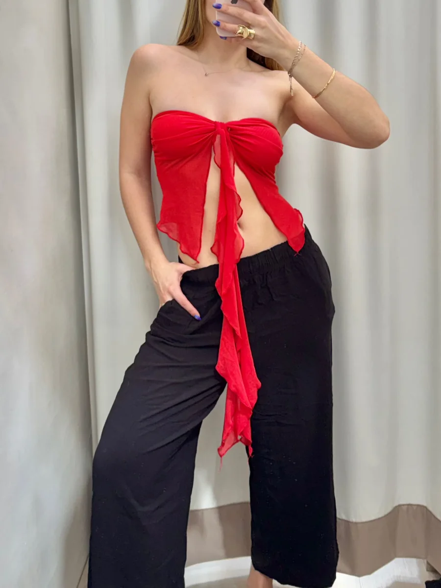 Top tul rojo