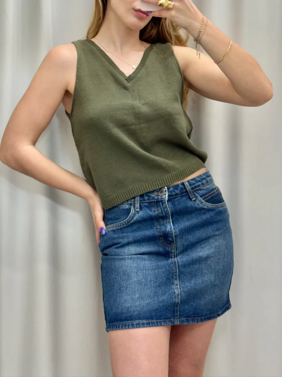Pollera jean nueva